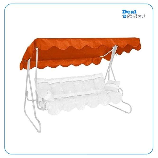 Angerer Sonnendach für 3-Sitzer Hollywoodschaukel 210 x 145 cm PE Terracotta