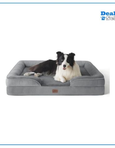 Bedsure orthopädisches Hundebett Ergonomisches Hundesofa - 89x63 cm