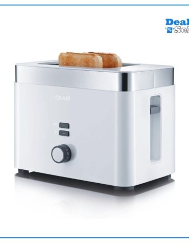 Graef Toaster TO 61, weiß, 27 centimeters l x 18 centimeters w x 19.3 centimeters h