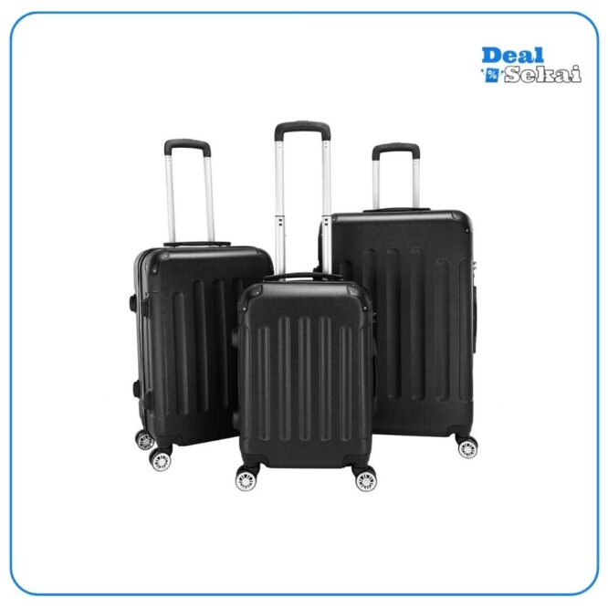 Hartschalenkoffer Reisekoffer-Set Koffer-Set Trolley-Set 3 Stk