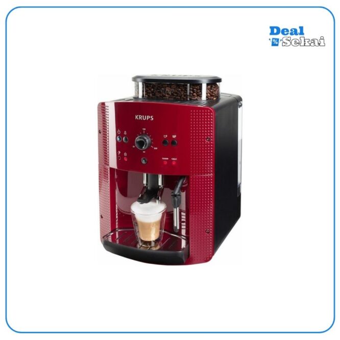 Krups Kaffeevollautomat EA8107 Arabica, 2-Tassen-Funktion, manueller Dampfdüse, 2 voreingestelle Kaffeestärke