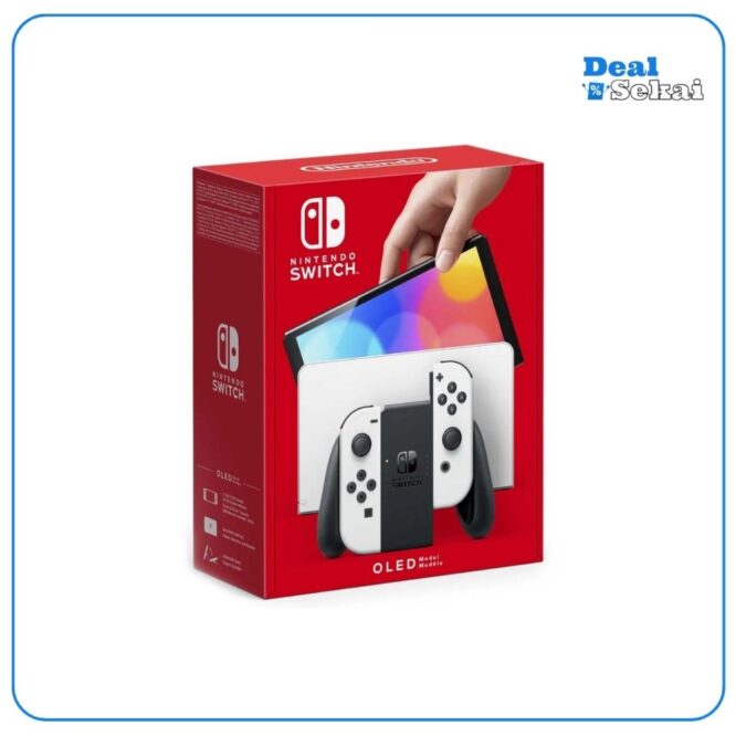 Nintendo Switch (OLED-Modell), Farbe Weiß, 7-Zoll Display