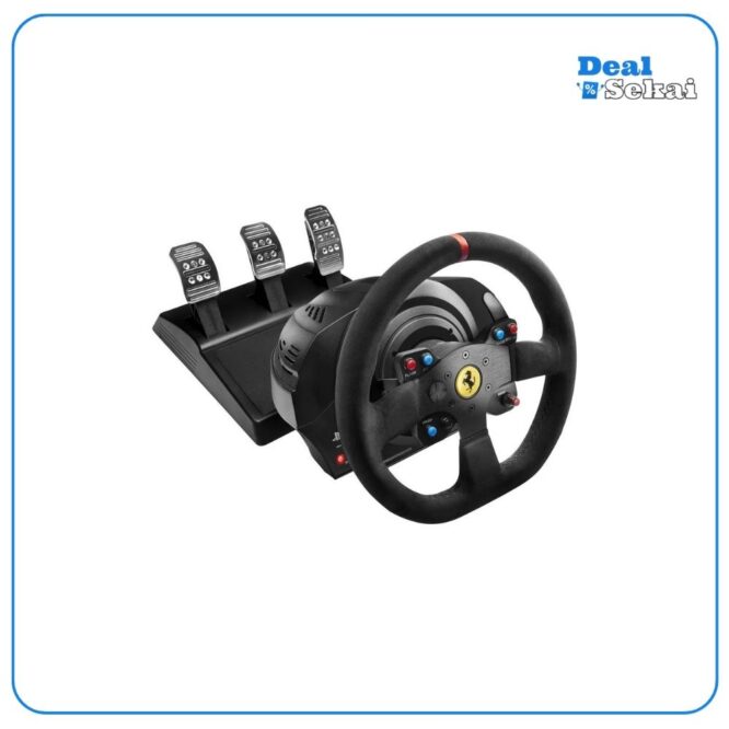 Thrustmaster T300 Force-Feedback Lenkrand Ferrari Integral Racing Wheel Alcantara Edition PS3, PS4, PC