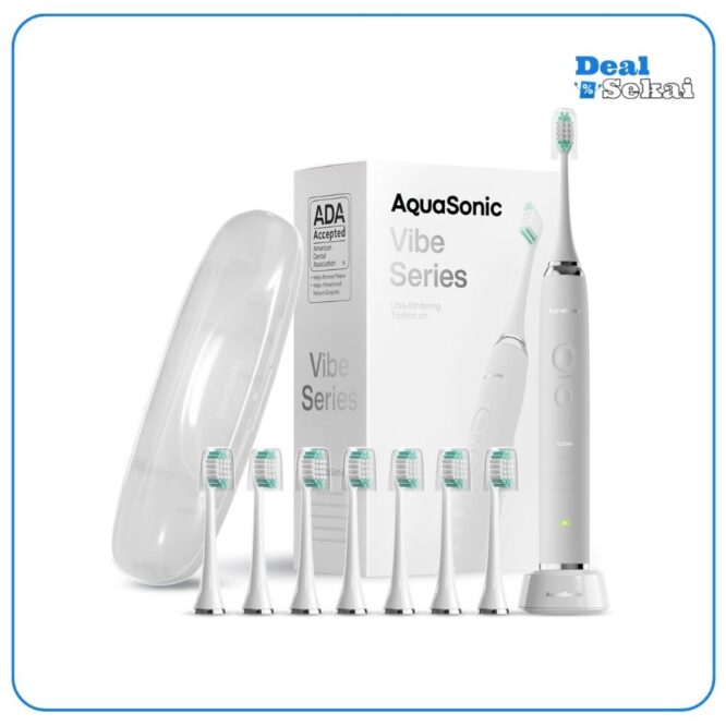 Aquasonic Vibe Serie Ultra Aufheller Zahnbürste