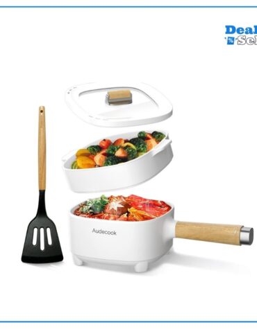 Audecook Elektrischer Hot Pot mit Dampfgarer