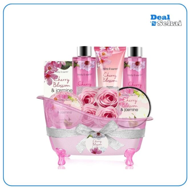 BODY & EARTH 8 tlg. Spa Geschenkset Frauen