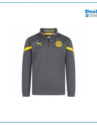 Borussia Dortmund BVB PUMA Prematch 14 Zip Kinder Sweatshirt