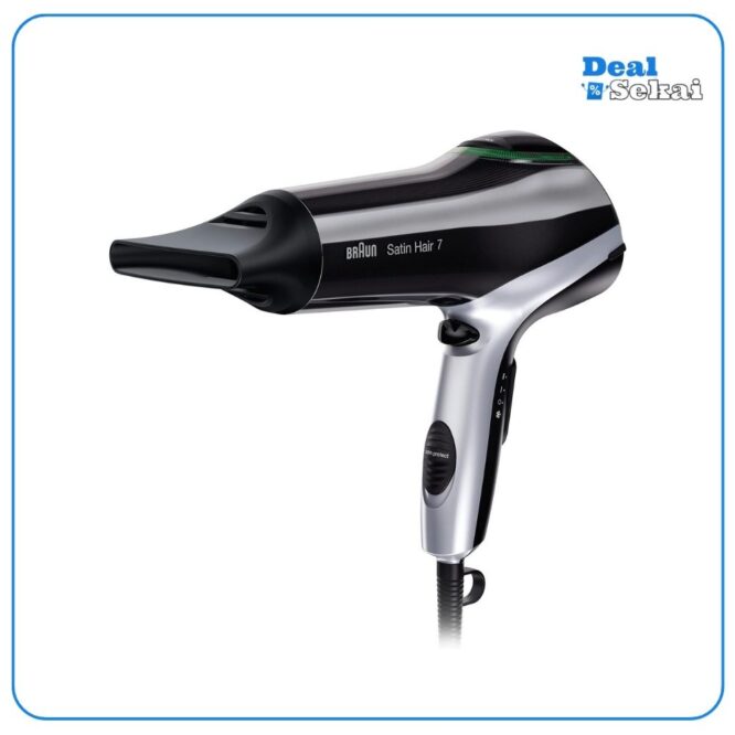 Braun Satin Hair 7 Haartrockner, professioneller Föhn mit IonTec und Satin Protect Technologie