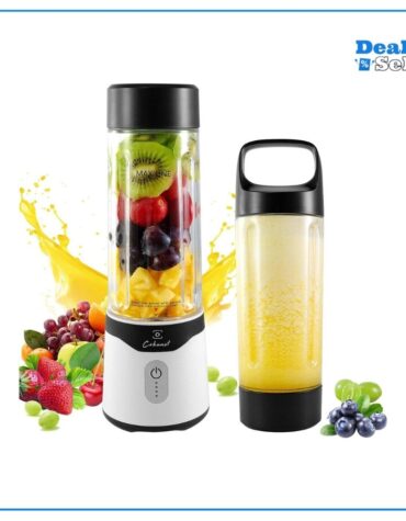COKUNST Tragbarer Mixer für Smoothies und Shakes, 530ml Portable Blender mit 6 Klingen