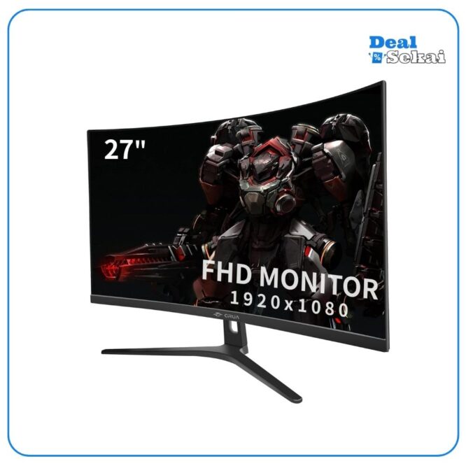 CRUA Curved Gaming-Monitor 27 Zoll 180Hz