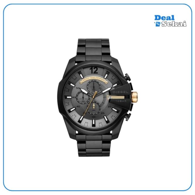 Diesel Chief Series Herrenuhr, Chronographenwerk mit Silikon