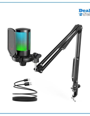 FIFINE Gaming Mikrofon PC mit Arm