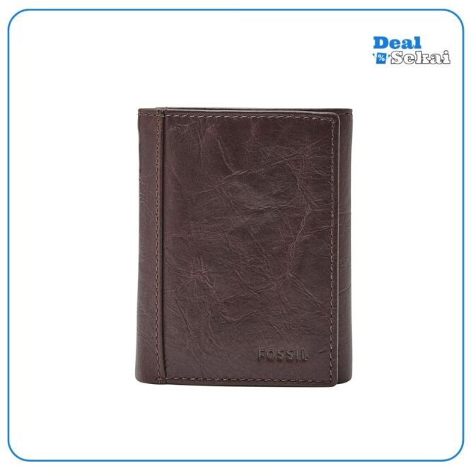 Fossil Herren Neel Leder Trifold Geldbörse 8,255 cm L x 1,905 cm B x 10,16 cm H