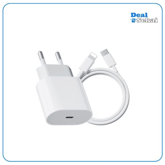 Futurea iPhone Ladekabel Ladeset Kabel 1m USB-C Lightning mit 20W Ladestecker USB-Ladegerät