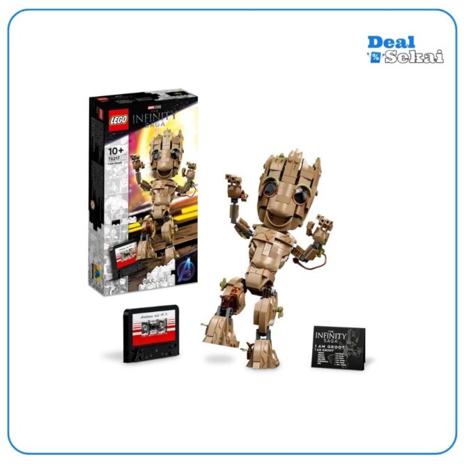 LEGO 76217 Marvel Ich bin Groot Spielzeug zum Bauen