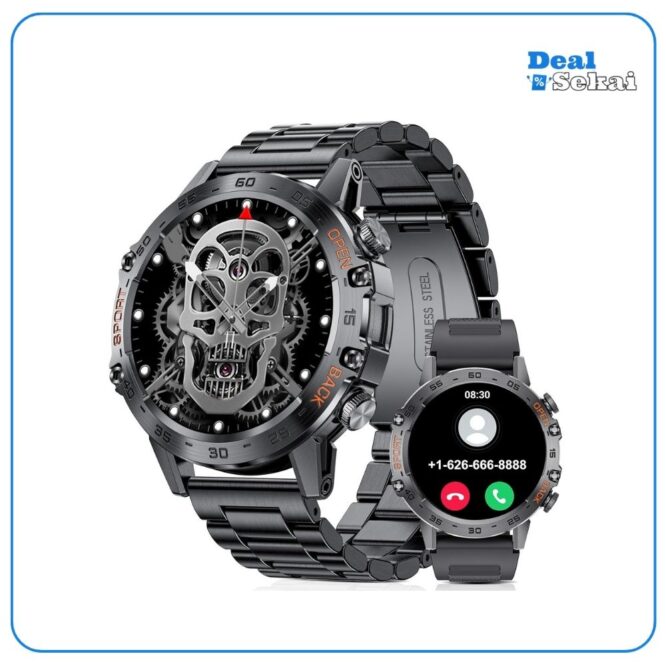 LIGE Militär Smartwatch Herren