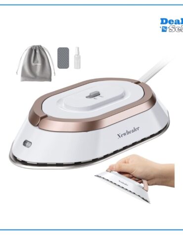 Newbealer Mini Reisebügeleisen mit umschaltbarer Spannung-220V/120V