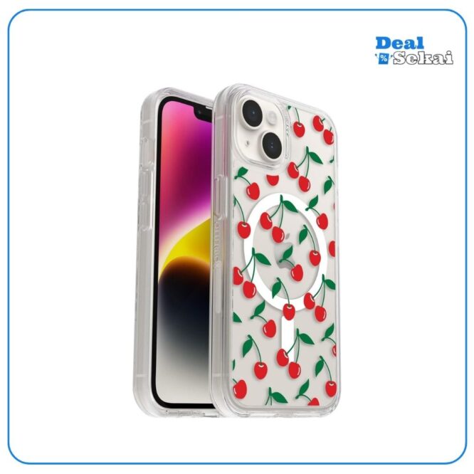 OtterBox Symmetry+ transparente Hülle für iPhone 14/iPhone 13