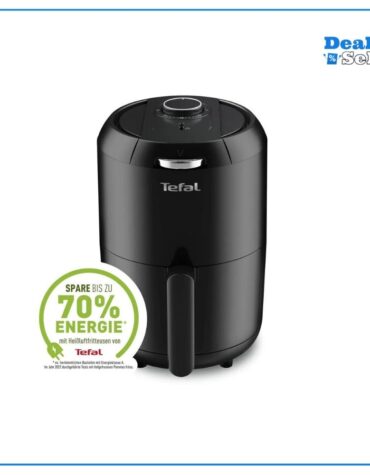 Tefal EY1018 Easy Fry Compact Heißluftfritteuse, Farbe: schwarz