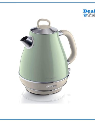 Ariete 2869 Vintage Wasserkocher, 2000, lackiertes Edelstahl, 1.7 liters, grün
