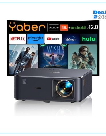 Beamer 4K mit Android TV 12.0, Sound by JBL