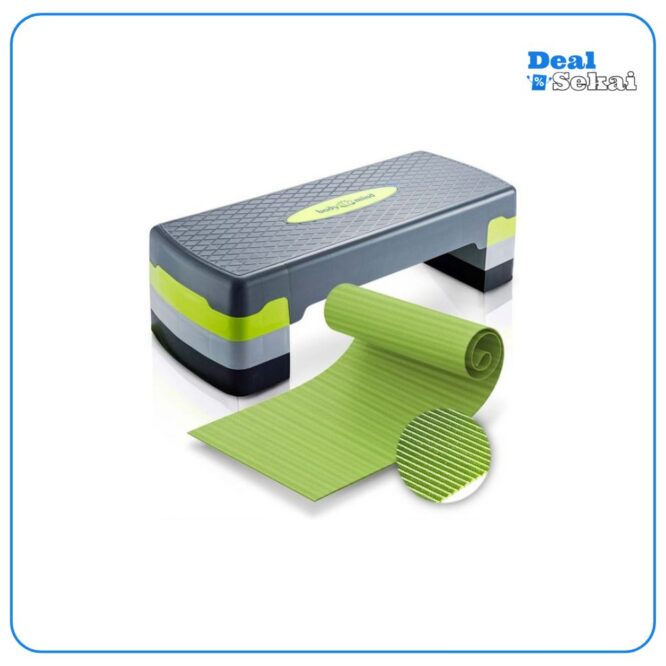 Body & Mind Stepper Aerobic Steppbrett (Elite-Board, Mehrstufig)