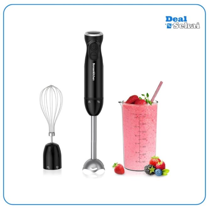 Bonsenkitchen 3 in 1 Elektrischer Stabmixer