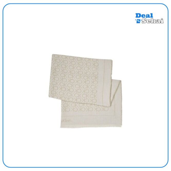 Calvin Klein Modeschal JACQUARD LINEN STOLE 70X180