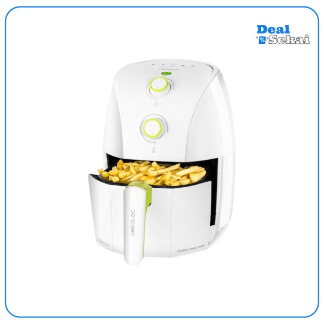Cecotec Heißluftfritteuse 1,5 L Cecofry Compact Rapid White