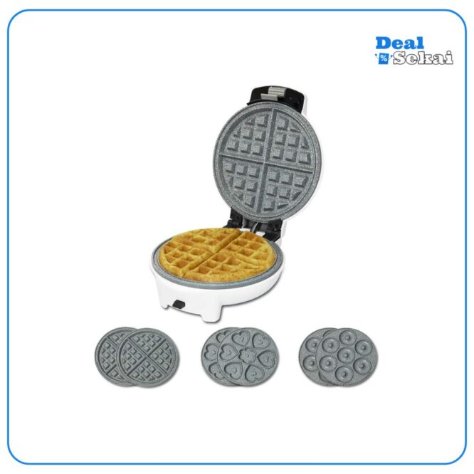 Cecotec Waffeleisen Fun Gofrestone.RockStone Antihaftbeschichtung