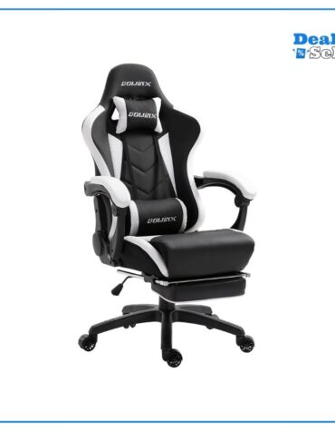 Dowinx Gaming Stuhl Ergonomischer Gamer Stuhl mit Massage Lendenwirbelstütze