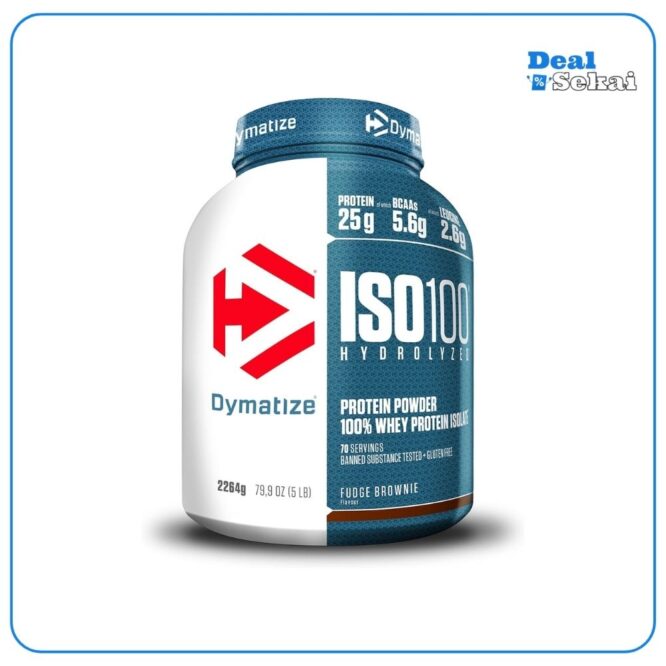 Dymatize ISO 100 Hydrolyzed Fudge Brownie 2264g
