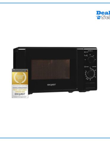 Exquisit Mikrowelle MW 802 Schwarz | 700 Watt