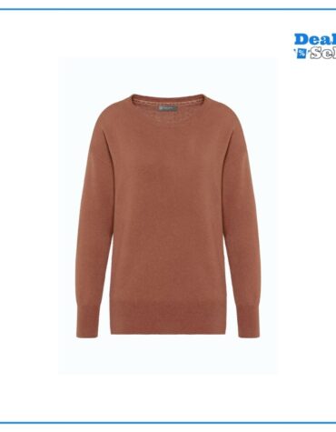GALERIA Cashmere Pullover "Porto", Rundhals-Ausschnitt, Rippbündchen, für Damen