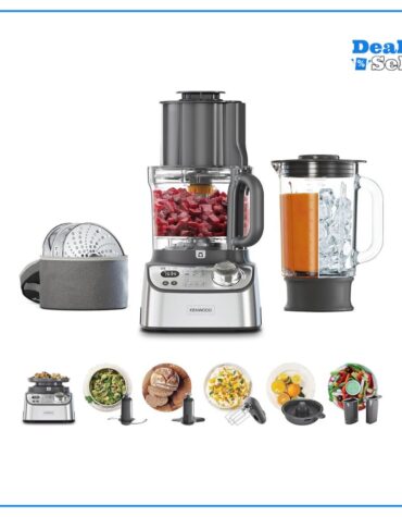 Kenwood MultiPro XL Weigh+ FDM72.990SS Kompakt-Küchenmaschine mit integrierter Waage & Timer