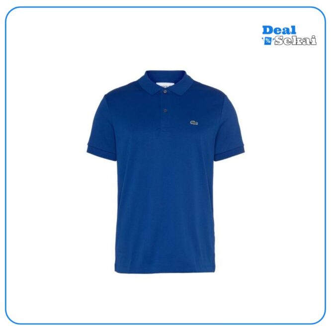 Lacoste Poloshirt Jersey mit klassischer Lacoste-Krokodil Stickerei auf der Brust