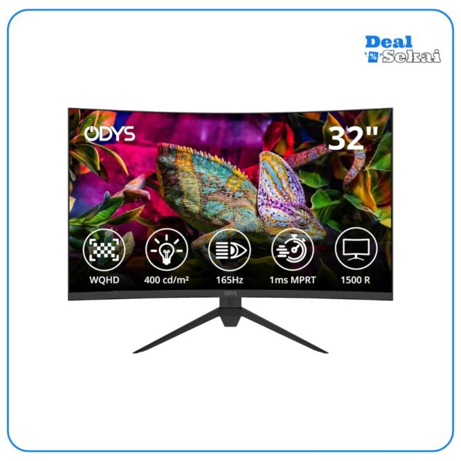ODYS XP32 PRO 80cm (32") WQHD Curved Gaming Monitor