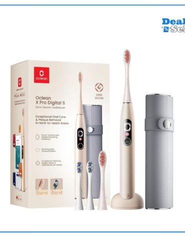 Oclean X Pro Digital Elektrische Zahnbürste mit 4 Bürstenköpfe & Reiseetui