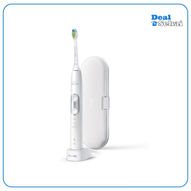 Philips Sonicare Elektrische Schallzahnbürste mit integriertem Drucksensor HX6877/28