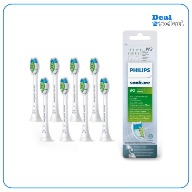 Philips Sonicare Original W2 Optimal White Standard Bürstenköpfe für Schallzahnbürsten