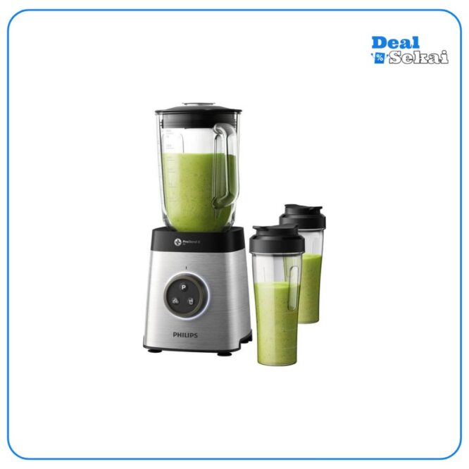 Philips Standmixer HR3655/00, 1400 W, ProBlend 6 3D Technologie