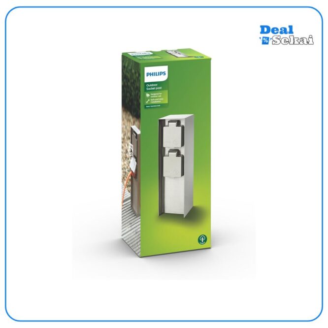 Philips myGarden Doppelsteckdose Rock