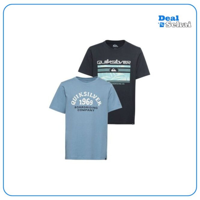 Quiksilver T-Shirt (Packung, 2-tlg., 2er-Pack)