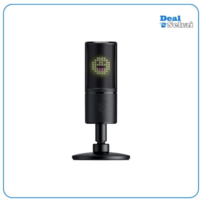 RAZER Seiren Emote Streaming Kondensatormikrofon mit Emoticon-Display Chroma LED