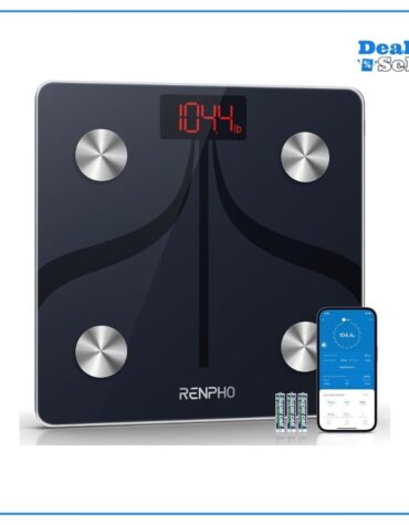 RENPHO Körperfettwaage, Bluetooth Personenwaage Körperanalysewaagen mit App