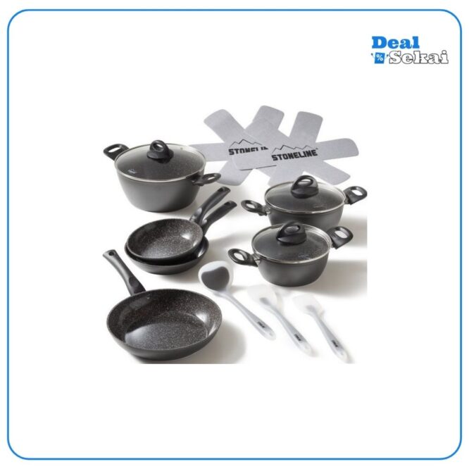 STONELINE Topf-Set, Aluminium