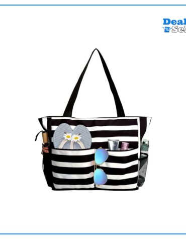 TAHAVICE Strandtasche Damen mit Reißverschluss