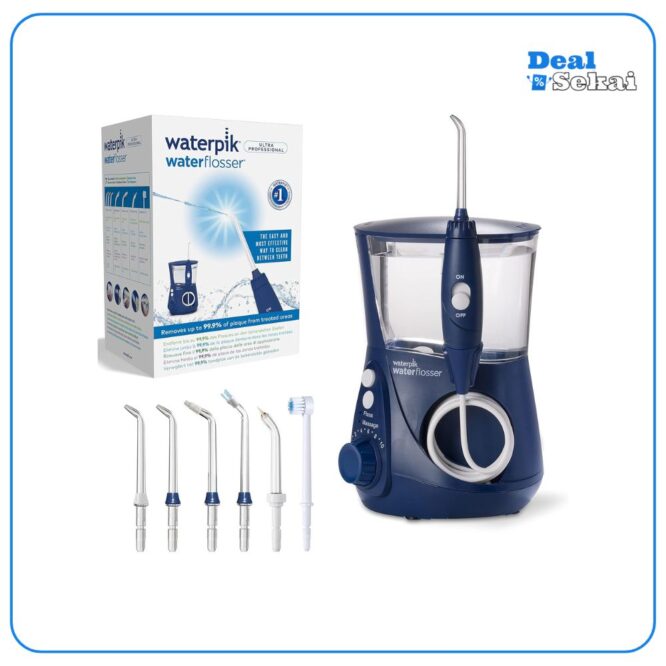 Waterpik Ultra Professional Waterflosser feststehende Munddusche mit 7 Aufsätzen