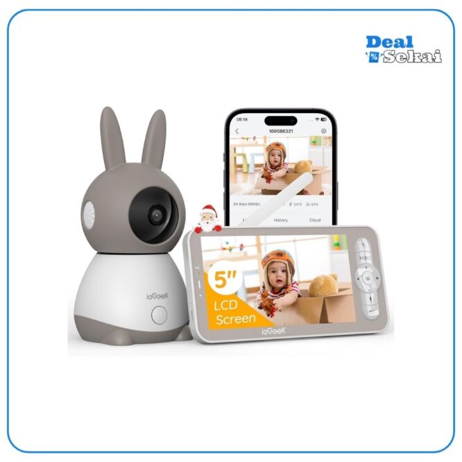 ieGeek Babyphone mit Kamera 2K/3MP