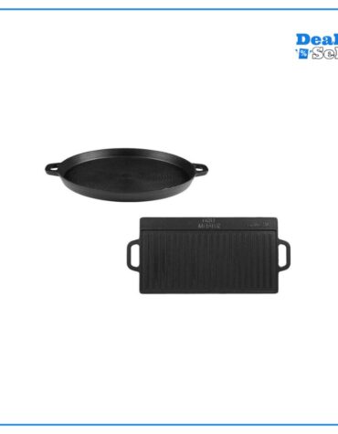 GRILLMEISTER Gusseiserne Grillplatte Grillpfanne